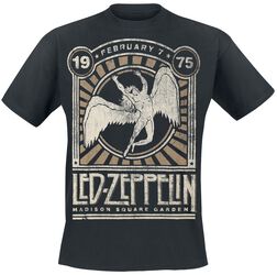Madison Square Garden 1975, Led Zeppelin, T-Shirt Manches courtes