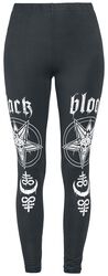 Leggings Imprimé Jambes, Black Blood by Gothicana, Legging
