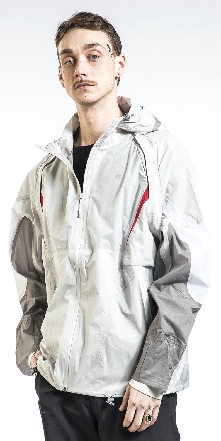 Coupe Vent Veste Fila Grise Coupe Vent Veste Fila Fourrure Veste