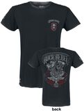Custom Motors Patch Shirt, Rock Rebel by EMP, T-Shirt Manches courtes