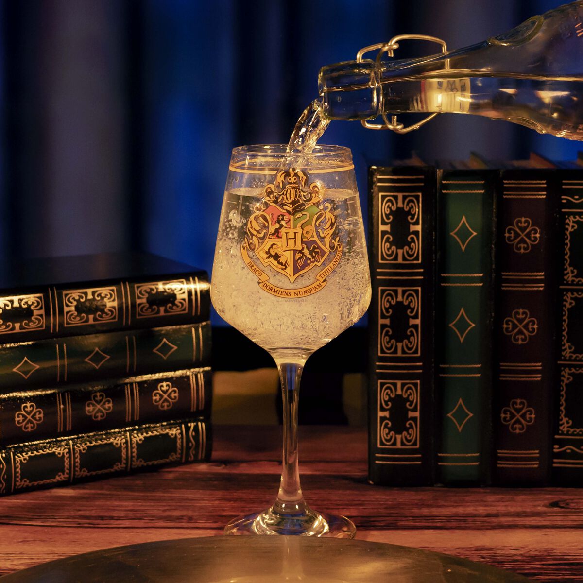 Emblème Poudlard, Harry Potter Verre à vin