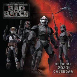 Bad Batch - 2023 wall calendar, Star Wars, Calendrier mural
