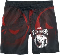 The Punisher - Logo & Inscription, The Punisher, Short de bain