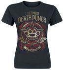 Military Badge, Five Finger Death Punch, T-Shirt Manches courtes
