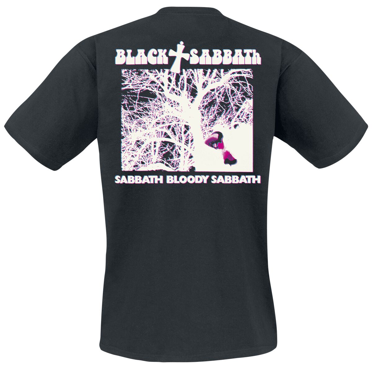 Black Sabbath Cherub Homme T-Shirt Manches Courtes Noir M, 100% Coton, Regular/Coupe Standard