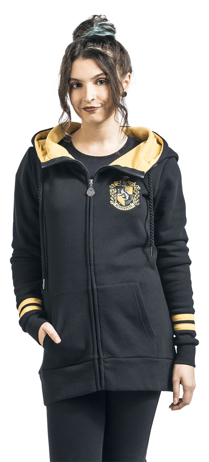 Poufsouffle Harry Potter Sweatshirt zippé à capuche EMP