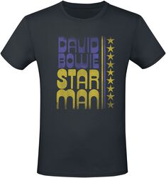 Starman, David Bowie, T-Shirt Manches courtes