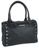 Ladies Studded Handbag, Black Premium by EMP, Sac à main