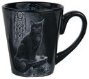 Black Cat, Spiral, Mug