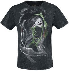Akali - Weapons, League Of Legends, T-Shirt Manches courtes