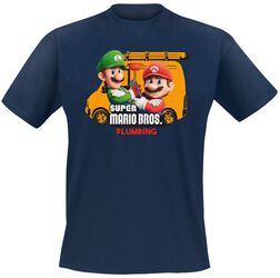 Mario Brothers Plumbing, Super Mario, T-Shirt Manches courtes