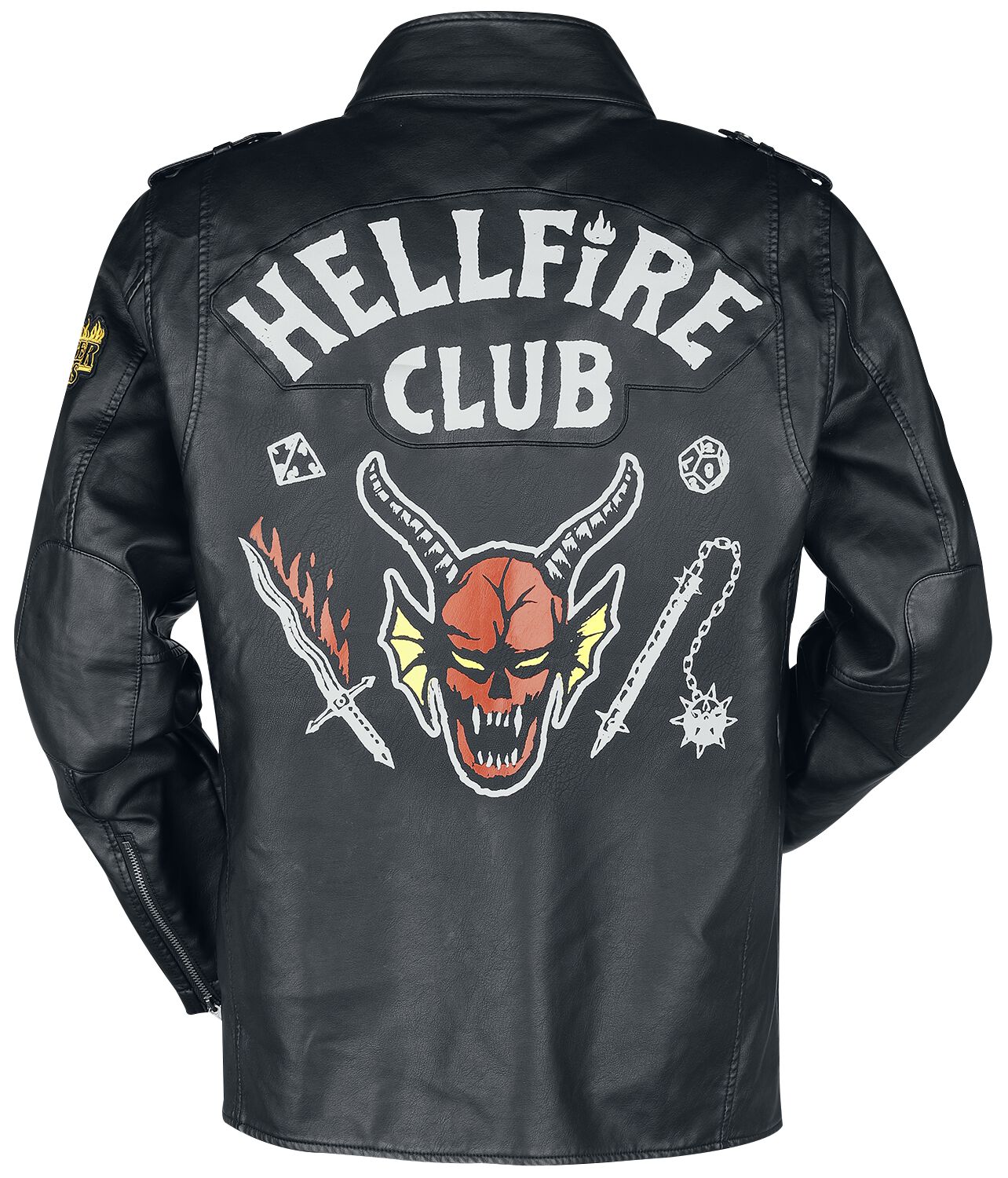 Hellfire Club Stranger Things Veste en imitation cuir EMP