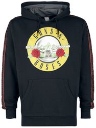 Amplified Collection - Mens Taped Fleece Hoodie, Guns N' Roses, Sweat-shirt à capuche