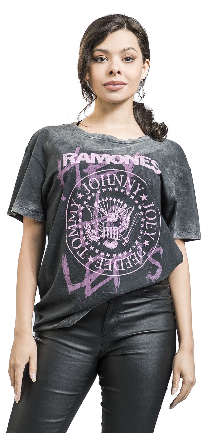 Sweat Ramones Gris Taille 6 - Femme - Très Bon état