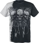 Screaming Skulls, Black Premium by EMP, T-Shirt Manches courtes