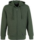 Melange Hoodie  Jacket, Black Premium by EMP, Sweat-shirt zippé à capuche