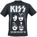 I Was Made For Lovin' You, Kiss, T-Shirt Manches courtes