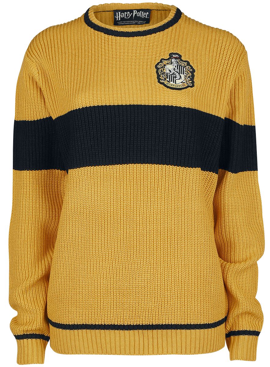 Poufsouffle Quidditch Harry Potter Pull tricoté EMP