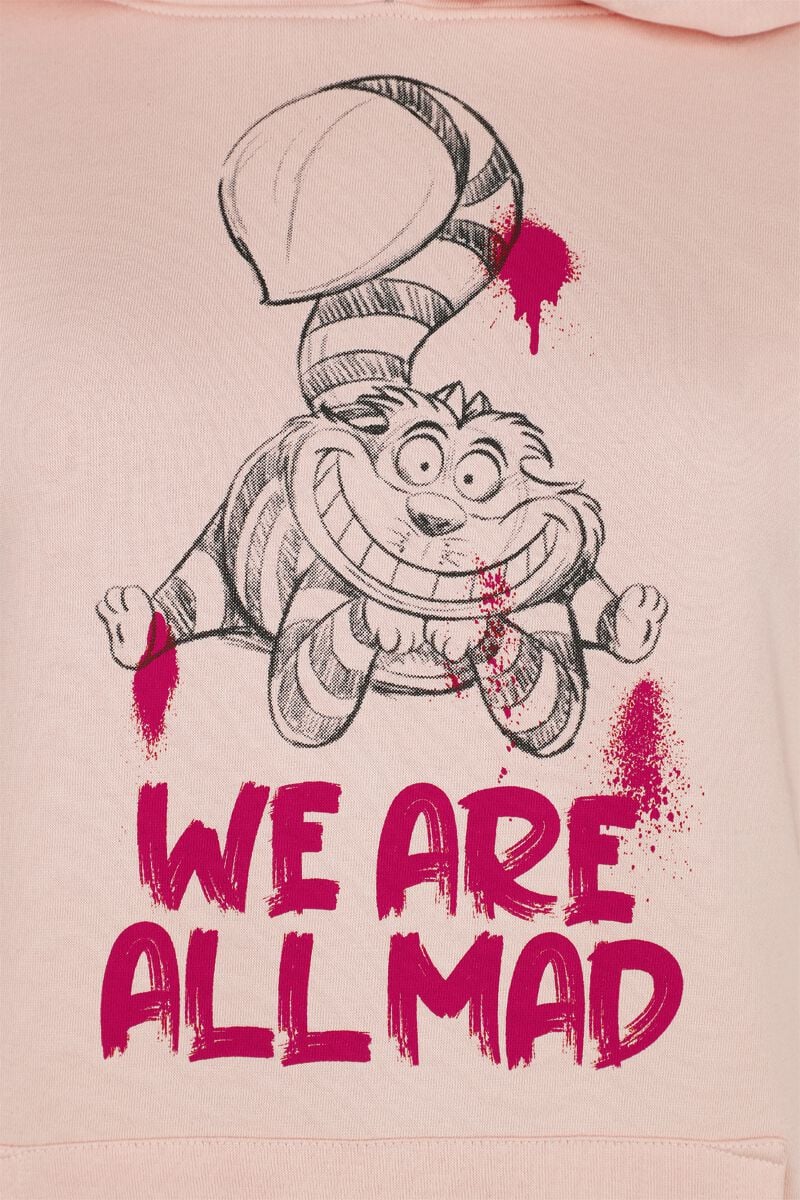 Sweat Chat Cheshire Sweat Alice Au Pays Des Merveilles - Chat Du Cheshire -  We're All Mad Here Sweat Unisexe Cadeau Fan, image size:800x1200
