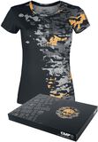 T-Shirt De Sport Avec Imprimé Camouflage, Collection Spéciale EMP, T-Shirt Manches courtes