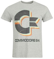 Logo Rétro, Commodore 64, T-Shirt Manches courtes