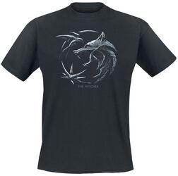 Wolf - Logo, The Witcher, T-Shirt Manches courtes
