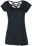 Penta Strap Top, Gothicana by EMP, T-Shirt Manches courtes