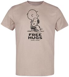 Free Hugs, Snoopy, T-Shirt Manches courtes