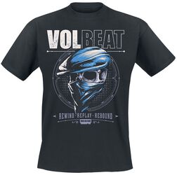Bandana Skull, Volbeat, T-Shirt Manches courtes
