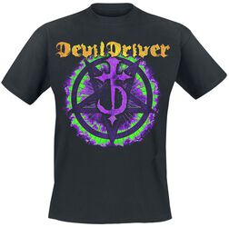 Neon Pentagram, DevilDriver, T-Shirt Manches courtes