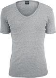 Coupe Slim 1by1 Col en V, Urban Classics, T-Shirt Manches courtes