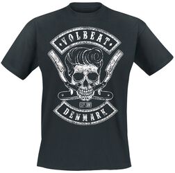 Denmark Skull, Volbeat, T-Shirt Manches courtes