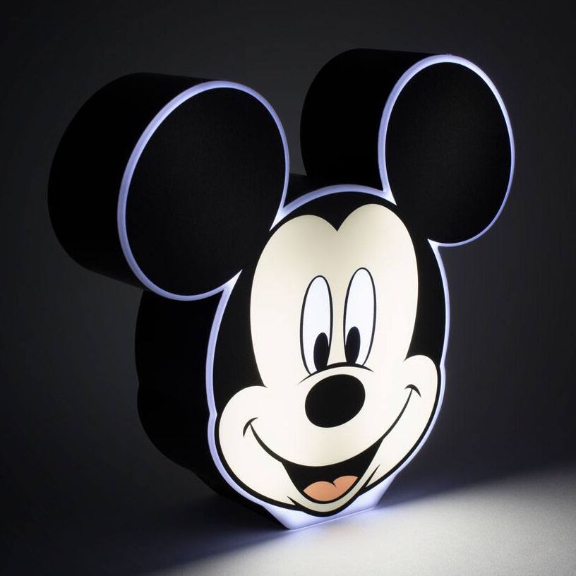 Lampe De Chevet Minnie Artisanale - Création Serviettage Découpée à La Main, Pied En Céramique, Abat-jour Coton - Hauteur 25 Cm, Made In France