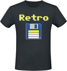 Retro -: Disquette, Gaming, T-Shirt Manches courtes