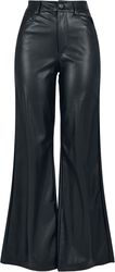 Pantalon Jambe Amples Simili-Cuir, Urban Classics, Pantalon imitation cuir