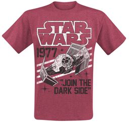 Dark Side Tie Fighter, Star Wars, T-Shirt Manches courtes