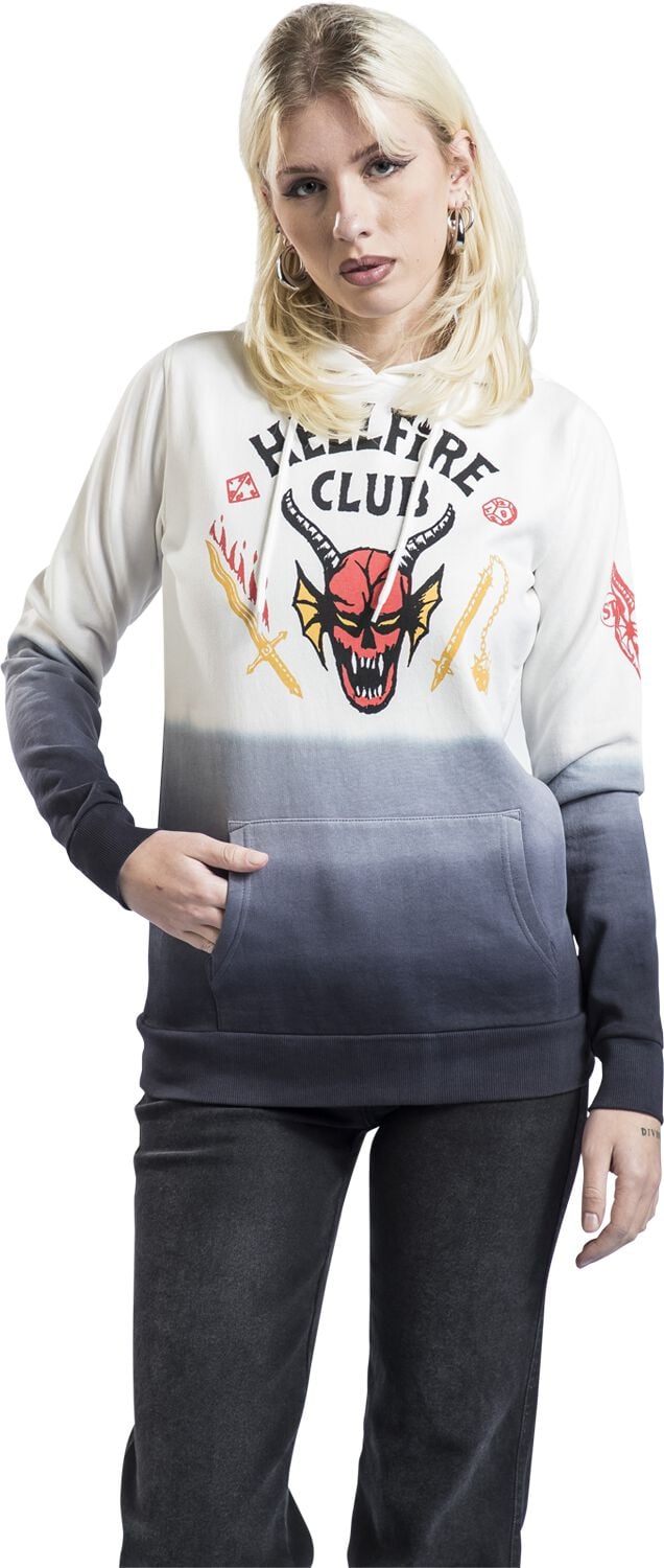 Pull En Maille Noire À Imprimé Stranger Things Hellfire Club | Tricots