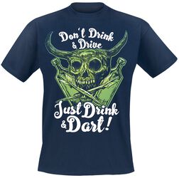 Just Drink And Dart, Darts, T-Shirt Manches courtes