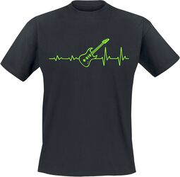 ECG - Guitare, Slogans, T-Shirt Manches courtes