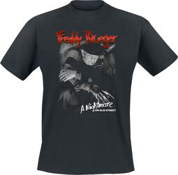 Freddy Black And White Photo, Les Griffes De La Nuit, T-Shirt Manches courtes