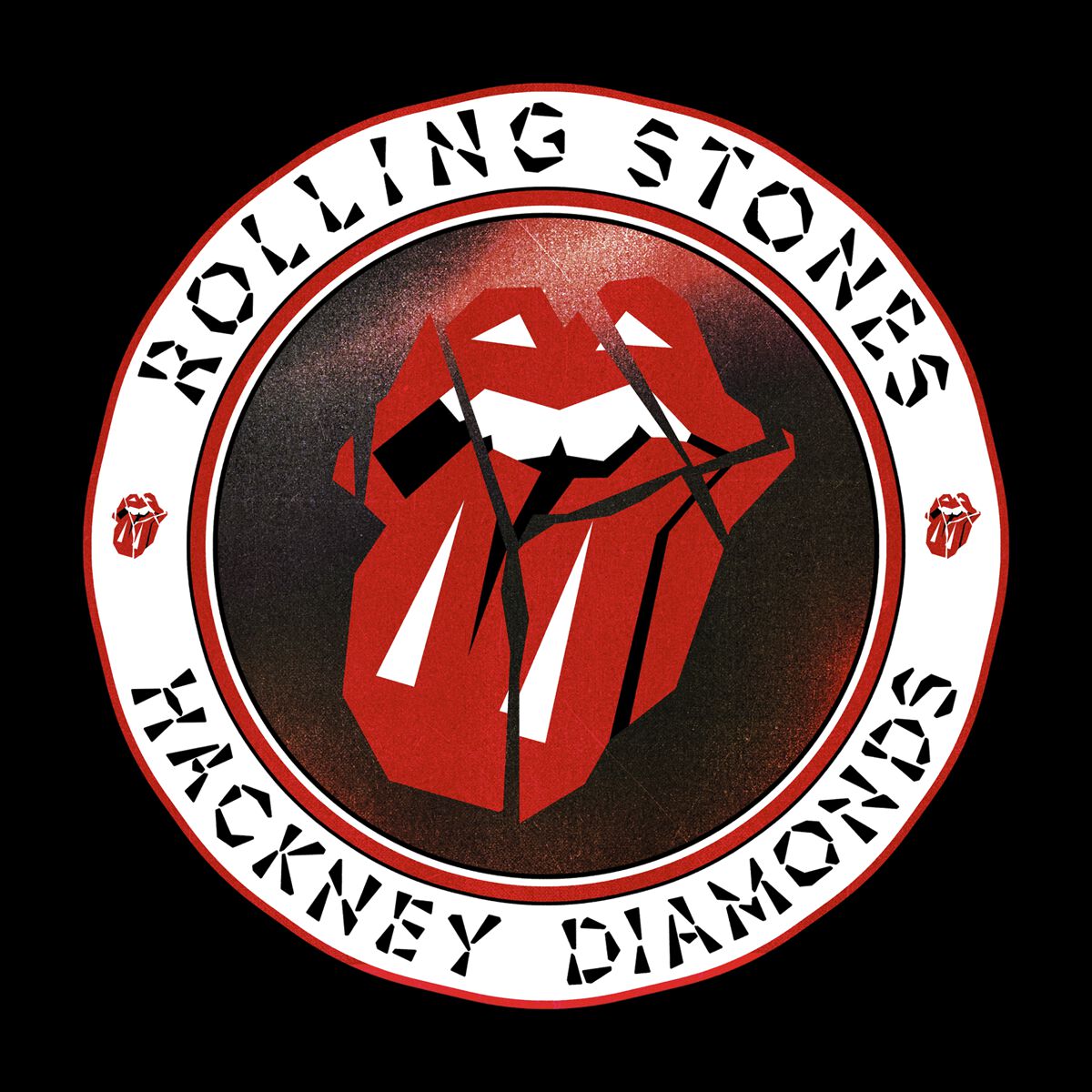 Hackney Diamonds Circle Label The Rolling Stones Top EMP