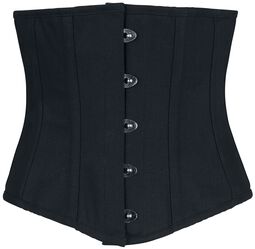 Serre-Taille Noir, Gothicana by EMP, Corset