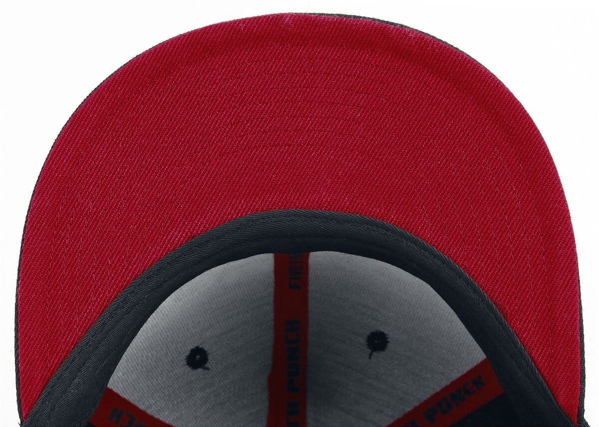 Cappellino Baseball Five Finger Death Punch - Logo Knuckles Ufficiale, Nero, Taglia Unica