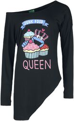 Junk Food Queen, Sesame Street, T-shirt manches longues