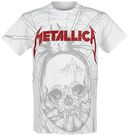 Spider Skull Allover, Metallica, T-Shirt Manches courtes