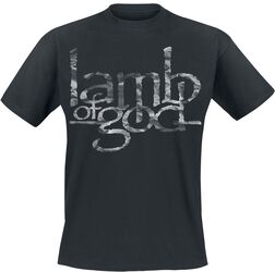 Large Stacked Logo, Lamb Of God, T-Shirt Manches courtes