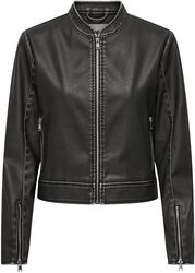Onlmindy Faux Leather Washed Jacket, Only, Veste en imitation cuir