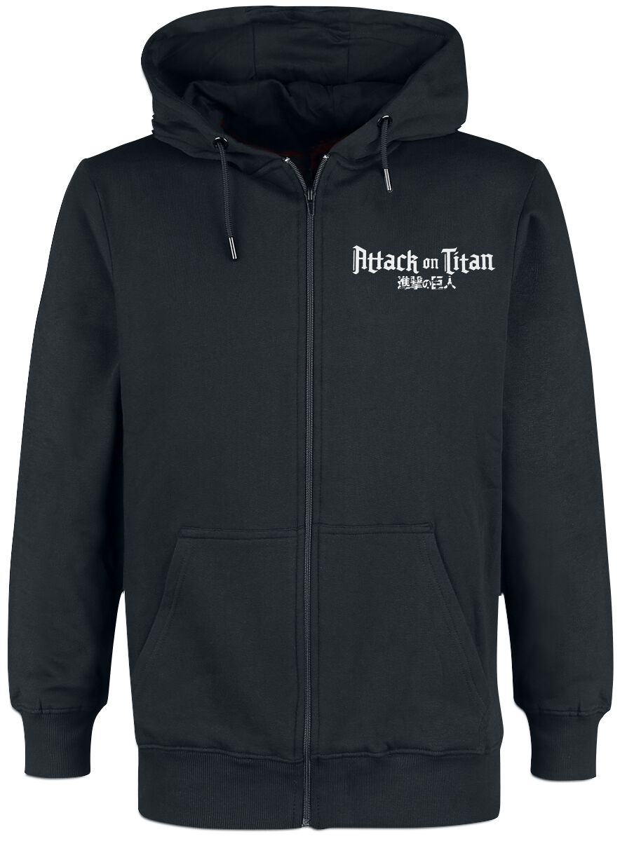 aot zip up hoodie