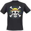 Drapeau Pirate, One Piece, T-Shirt Manches courtes