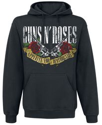 Appetite For Destruction - Bannière, Guns N' Roses, Sweat-shirt à capuche